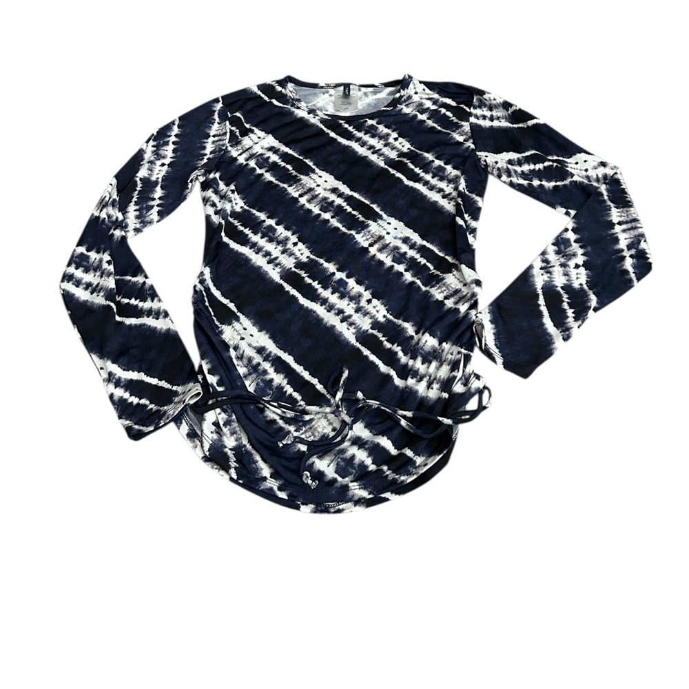 NAUTICA stretchy long sleeve tie dye top